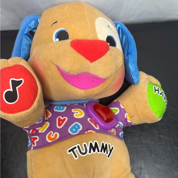 $6 Bundled💥 Fisher-Price Colorful Learning Puppy - Tan and Blue - Picture 3 of 10